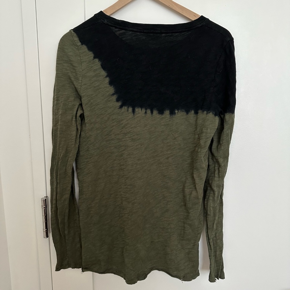 ATM // Slub Jersey Long Sleeve Destroyed Wash Tee - Picture 2 of 6